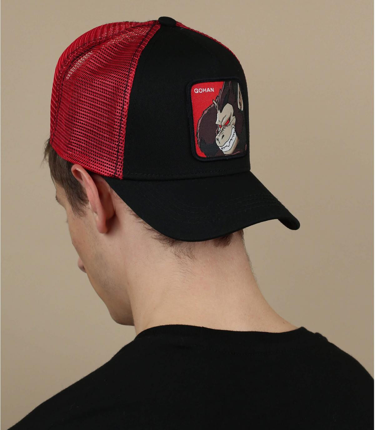 Cappellino scimmia Gohan DBZ Trucker DBZ Gohan Cappellino scimmia Gohan DBZ Trucker DBZ Gohan